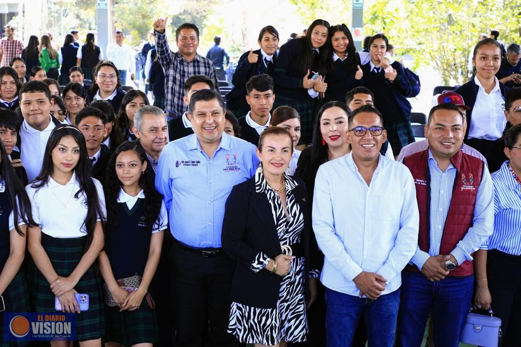 Con apoyo de Nacho Campos, abre Conalep Uruapan carrera en Autotransporte 