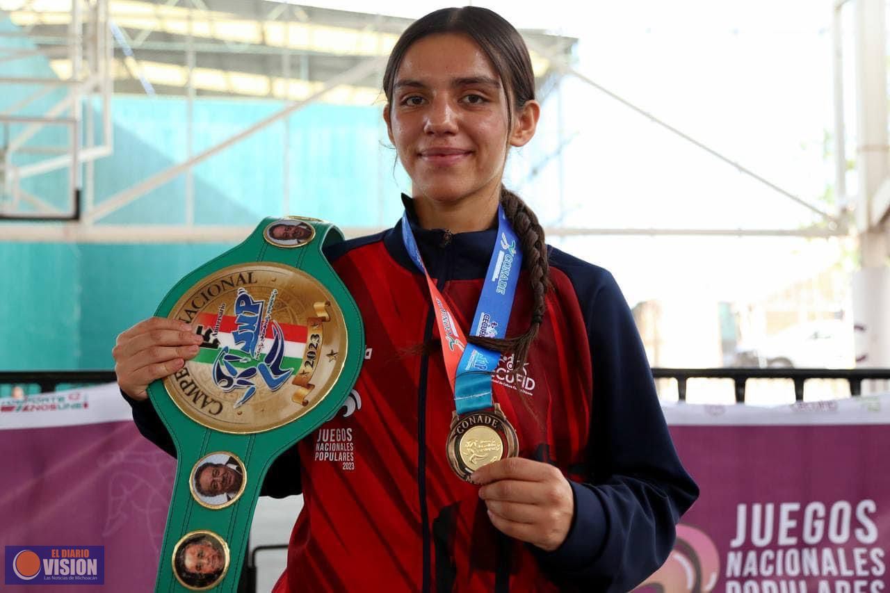 Miranda López Ledezma logra medalla de oro en los Juegos Nacionales Populares 2023