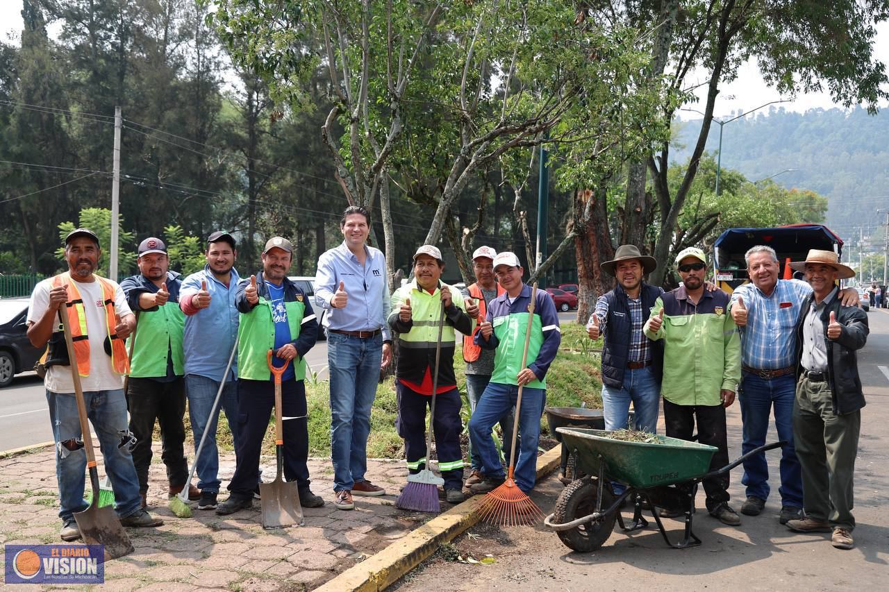 Con la participación vecinal, hacemos que Morelia Brille: Alfonso Martínez