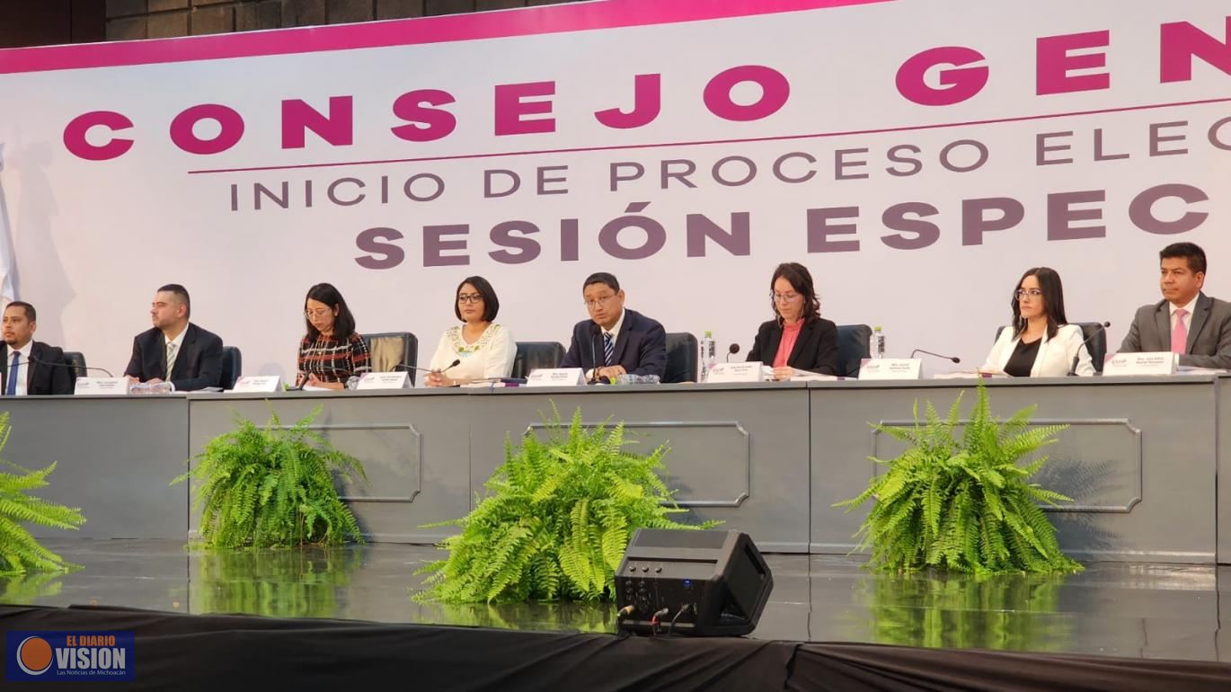 Declara IEM inicio formal del proceso electoral 2023-2024 para renovar diputaciones y ayuntamientos 