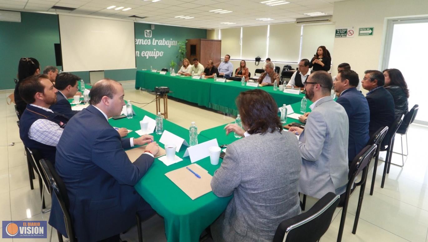 Reactiva IMSS Michoacán reuniones con sector empresarial  en Morelia.