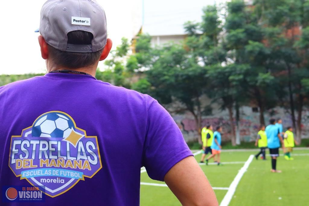 Extiende Imcufide inscripciones a Escuela de Futbol “Estrellas del Mañana”