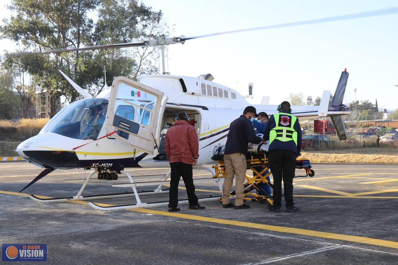 Helicópteros de SSP realizaron 209 vuelos para salvar vidas y combatir incendios