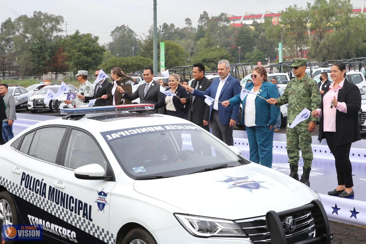 Para fortalecer seguridad Gobierno de Bedolla destinó 935 mdp