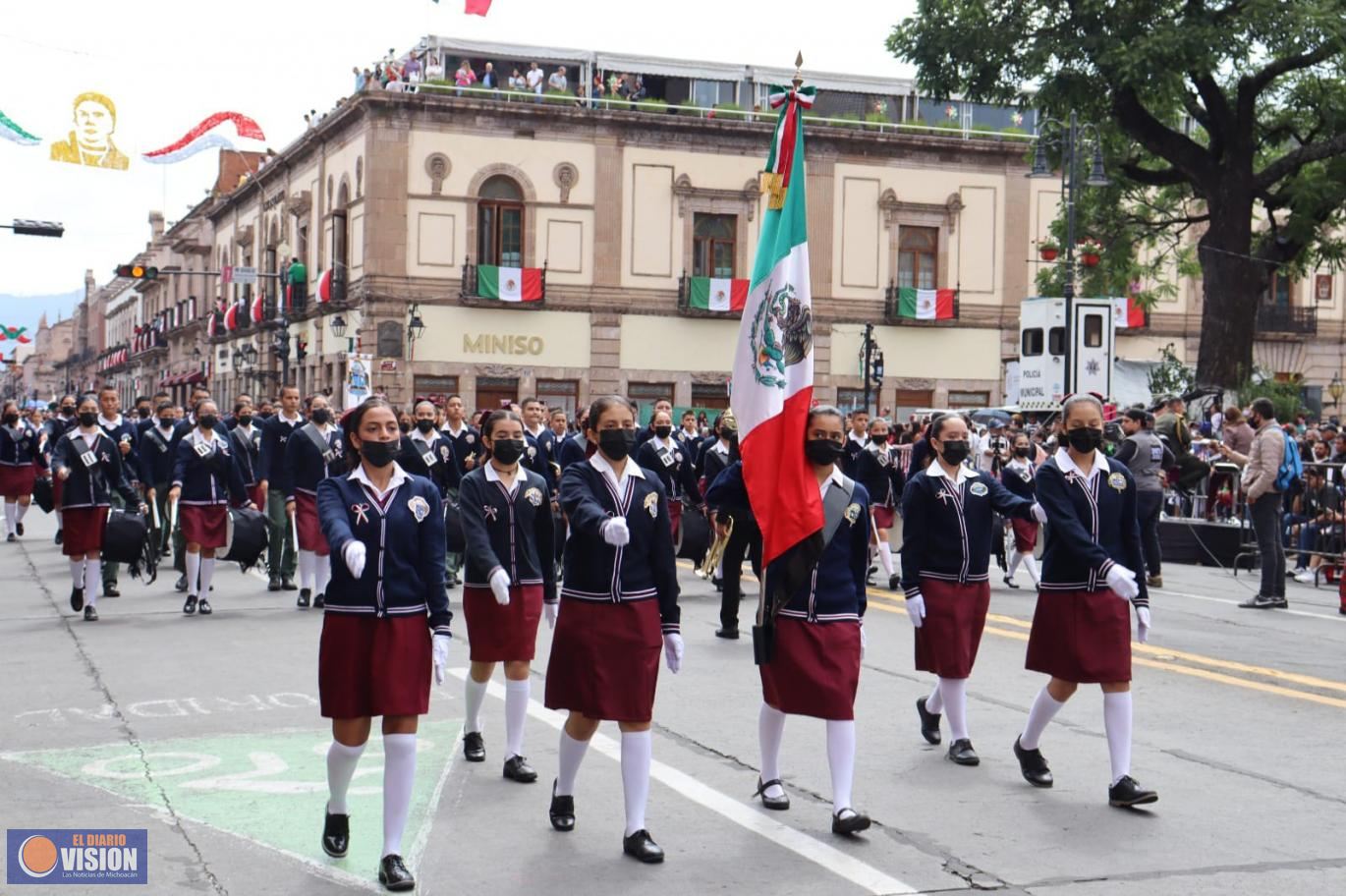 Más de 3 mil estudiantes se alistan para el desfile del 16 de septiembre: SEE