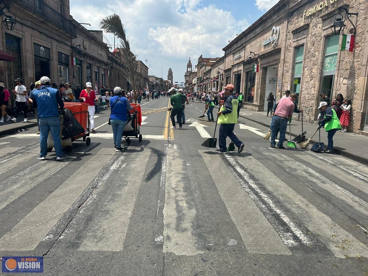 Ayuntamiento de Morelia recolecta 31 toneladas de basura tras Festejos Patrios