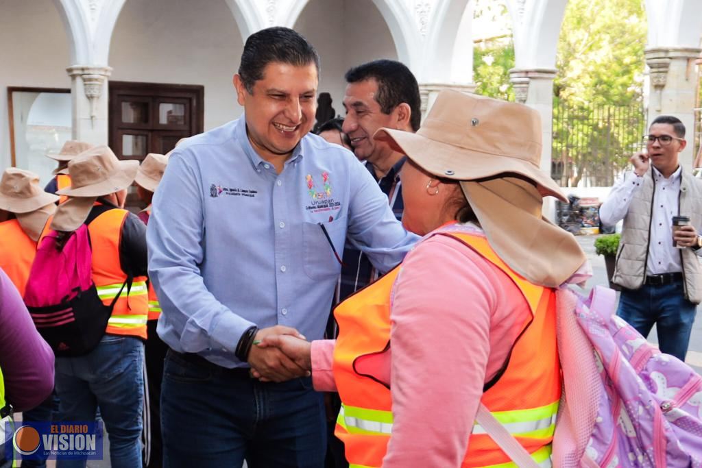 Reconoce Nacho Campos labor de barrenderos 