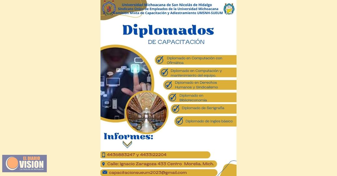 Con cursos y diplomados SUEUM apoya capacitación de trabajadores