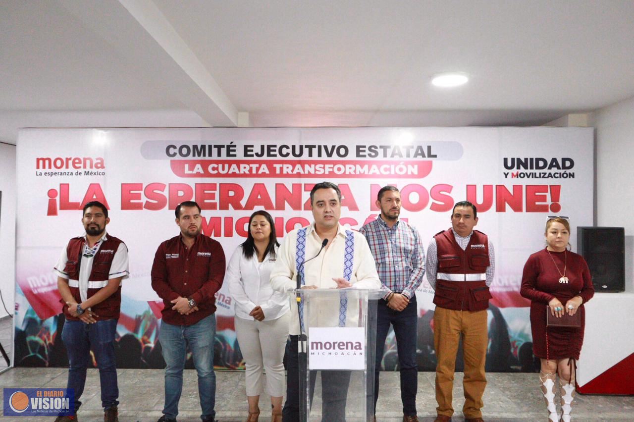 Morena Michoacán hará gira estatal “La Esperanza nos Une” para integrar Comités en defensa de la 4T