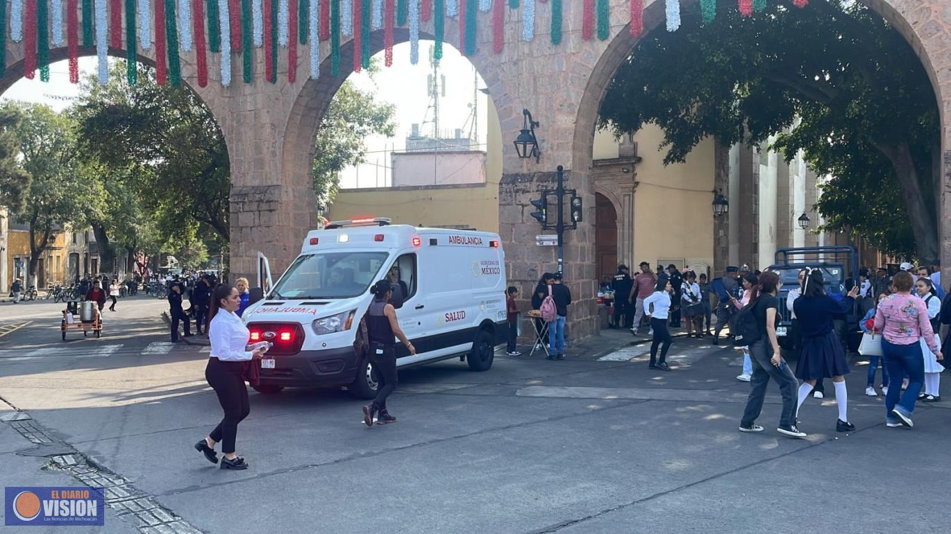 Reportó CRUM saldo blanco en desfile por natalicio de Morelos