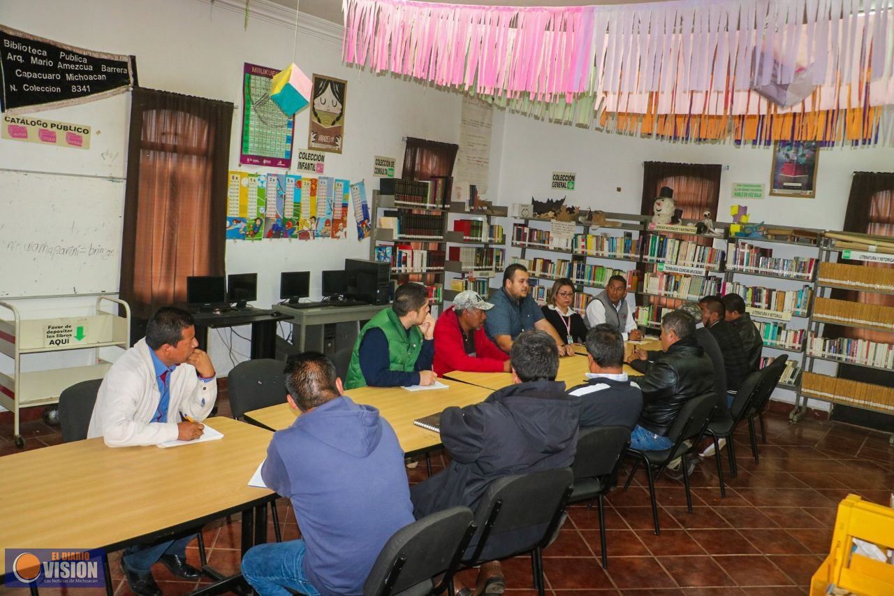 Escuelas de Capacuaro se suman al programa Si la Separas ya no es Basura