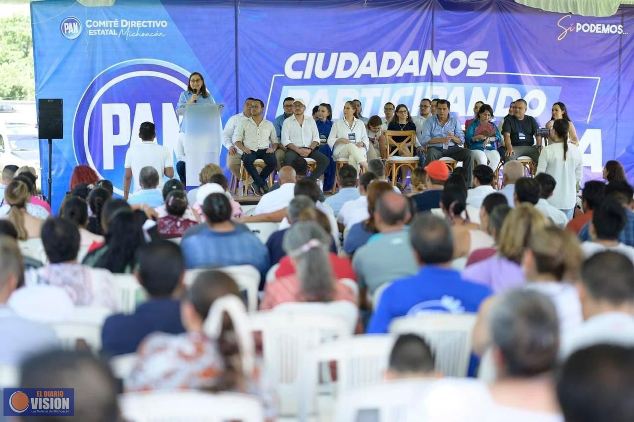 De la mano de los ciudadanos, defenderemos la democracia: Cuquita Cabrera