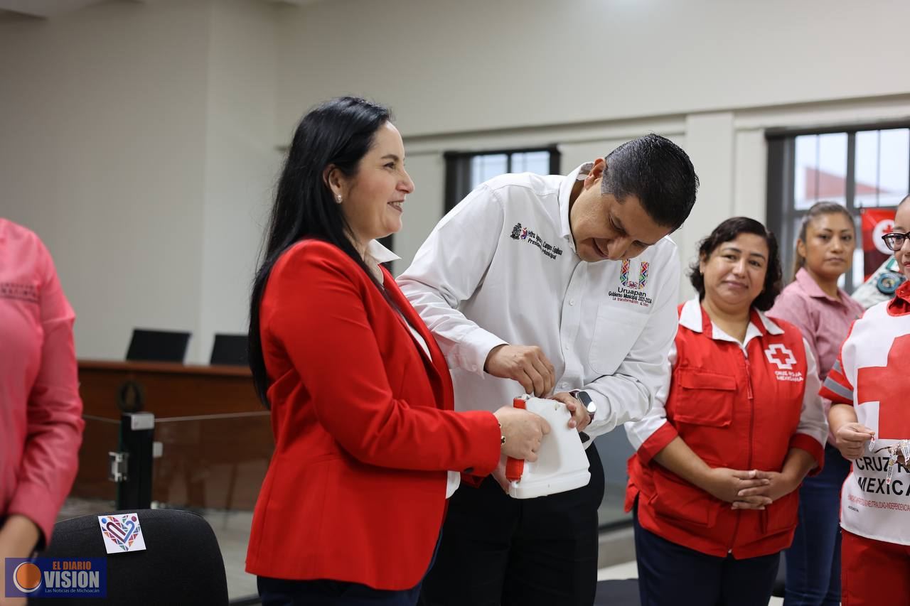 Arrancó colecta de la Cruz Roja Mexicana delegación Uruapan