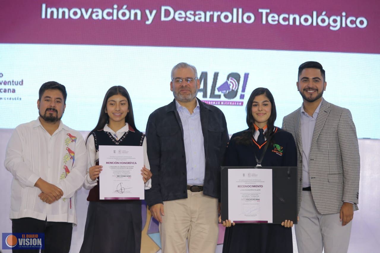 Inaugura Bedolla Festival Jalo y entrega Premio Michoacano de la Juventud 2023