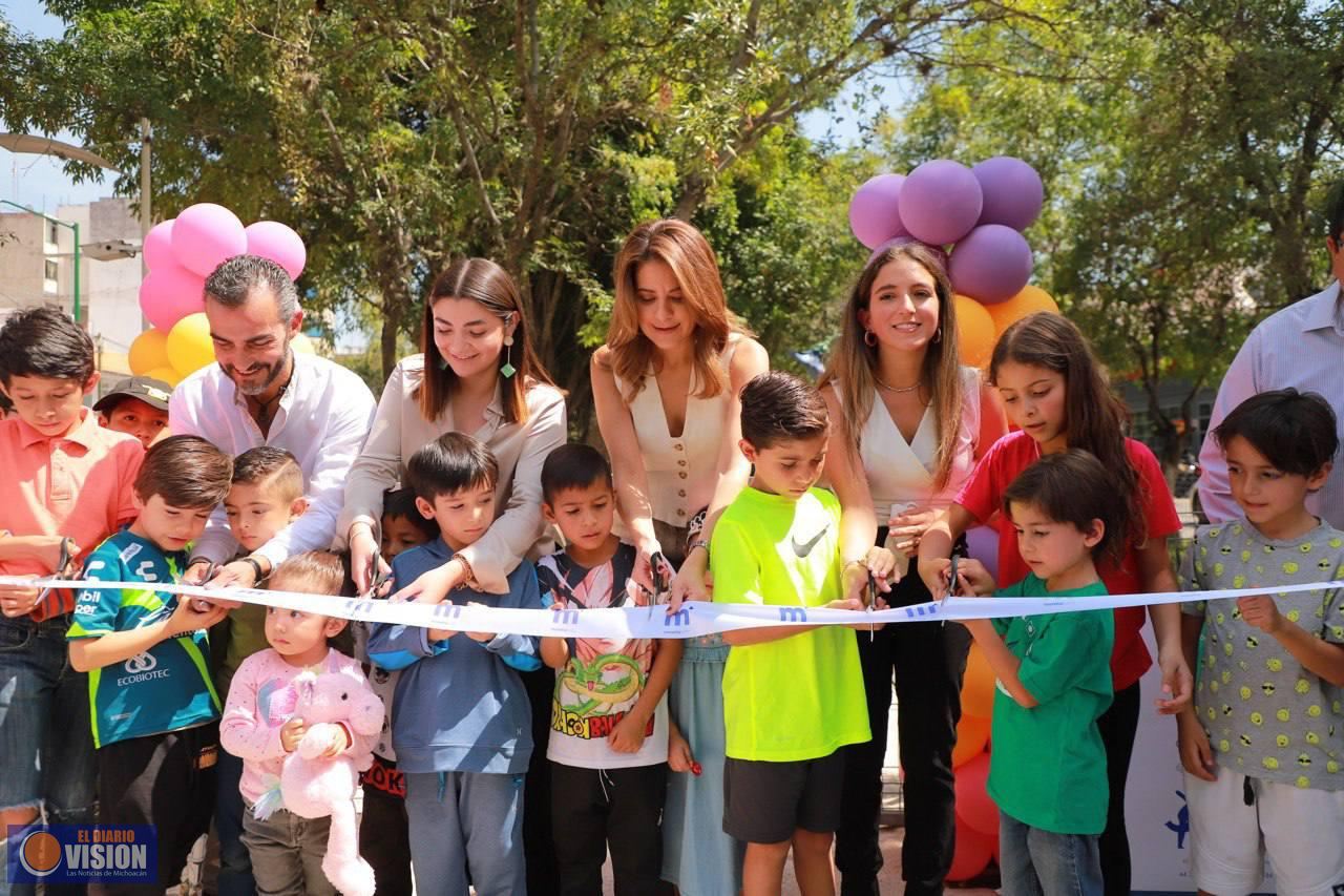 DIF Morelia inaugura “Mi Primer Jardín”,  en el Parque Lineal del Boulevard