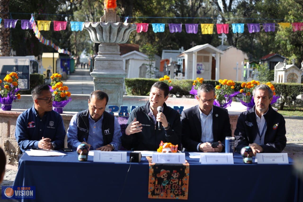 Todo listo para para las actividades del Día de Muertos: Alfonso Martínez