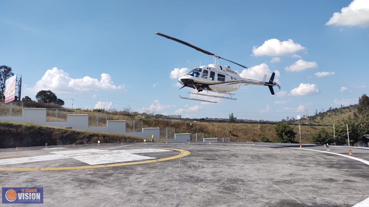 Michoacán mantendrá puente aéreo con Guerrero para traslado de pacientes: Bedolla