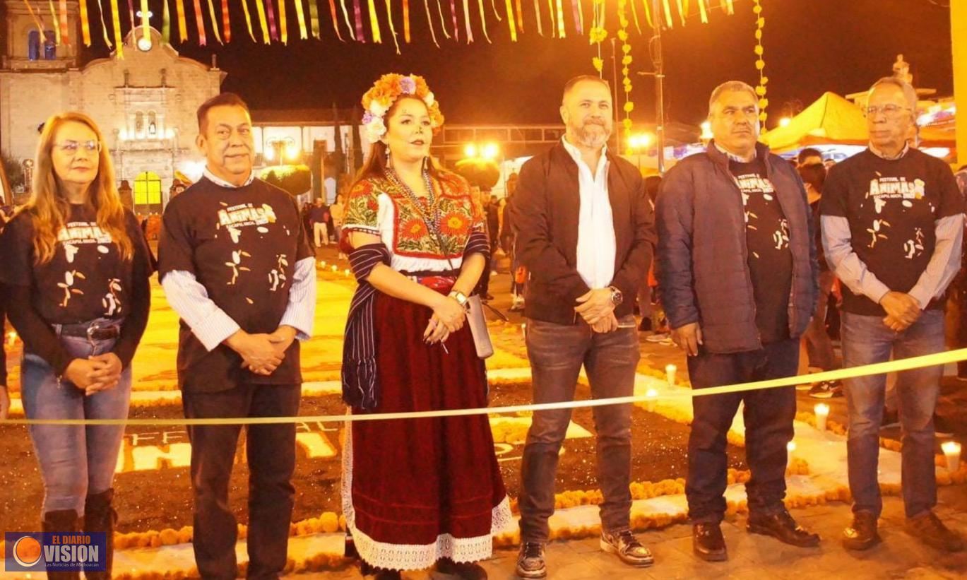 Ante más  de 50 mil personas, inauguró el alcalde León Balbanera, Festival de Ánimas 2023