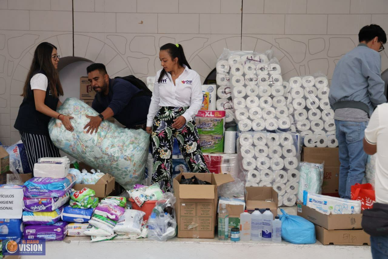 Con envío de apoyos a Guerrero el espíritu solidario de Morelia, brilla con más fuerza