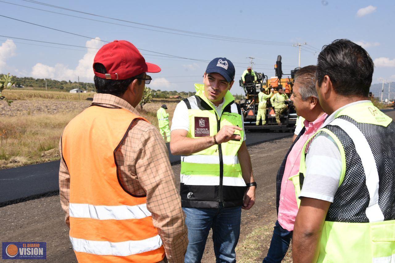 Con 259 mdp SCOP arranca obra multianual en carretera Capácuaro-Peribán