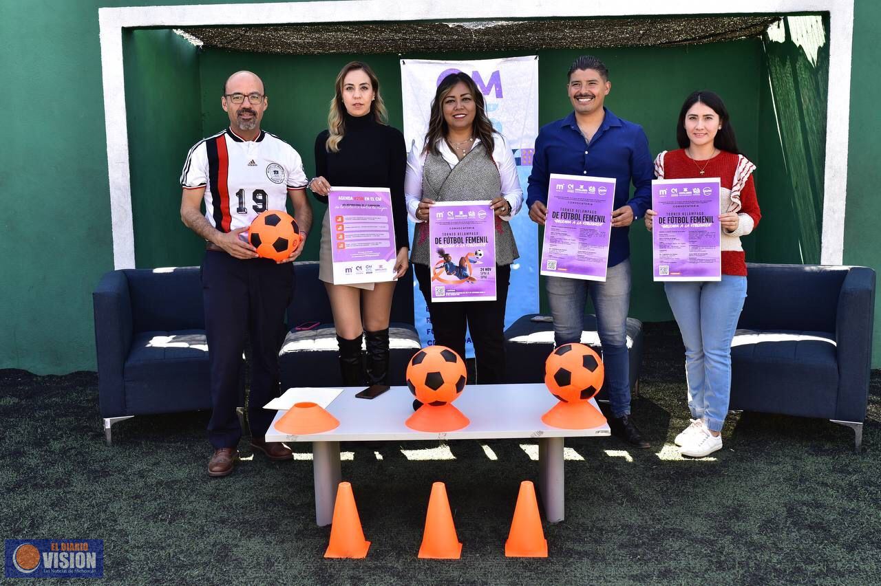 Invita Colegio de Morelia a Torneo de Fútbol Femenil “Goleada a la violencia”