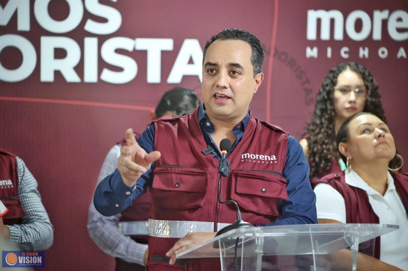 Liderazgos de Morena construyen la mayor fuerza política territorial de Michoacán: JP Celis