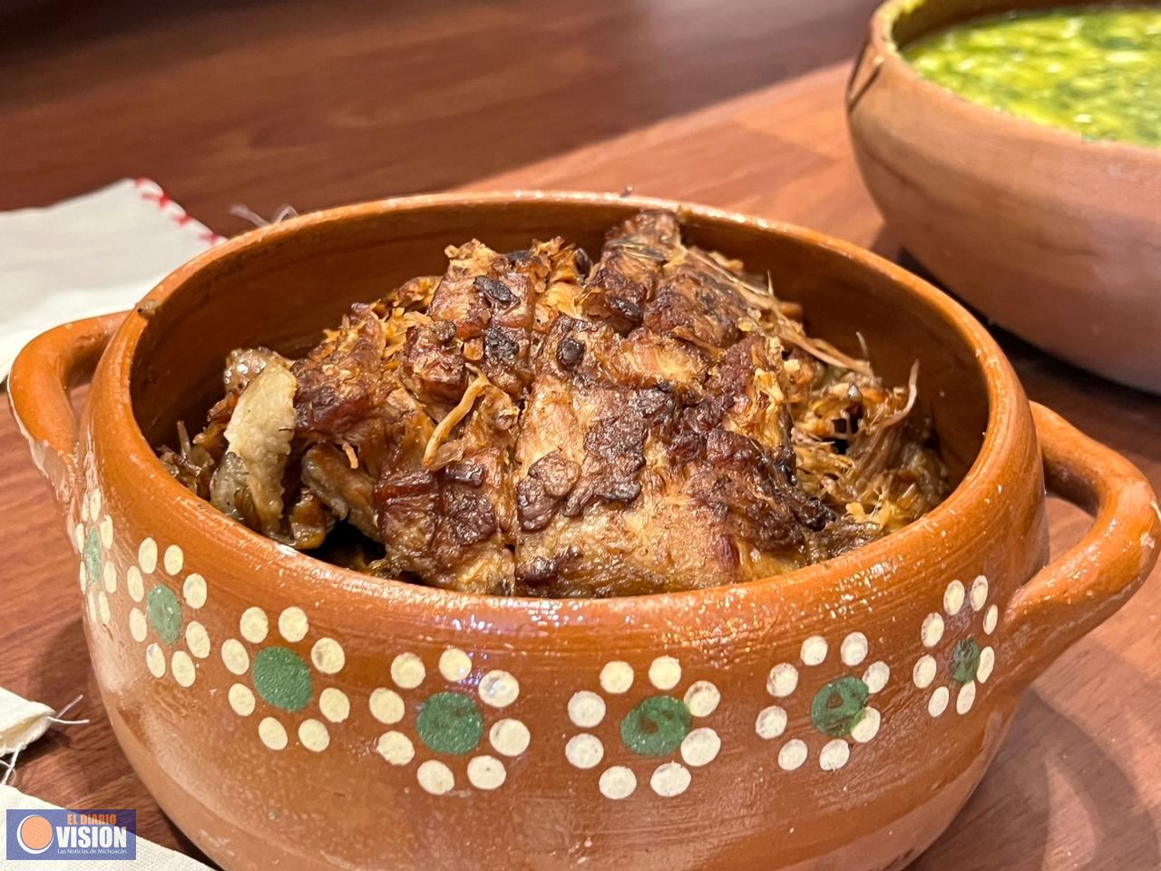 Carnitas michoacanas, legado gastronómico con reconocimiento internacional: Sectur