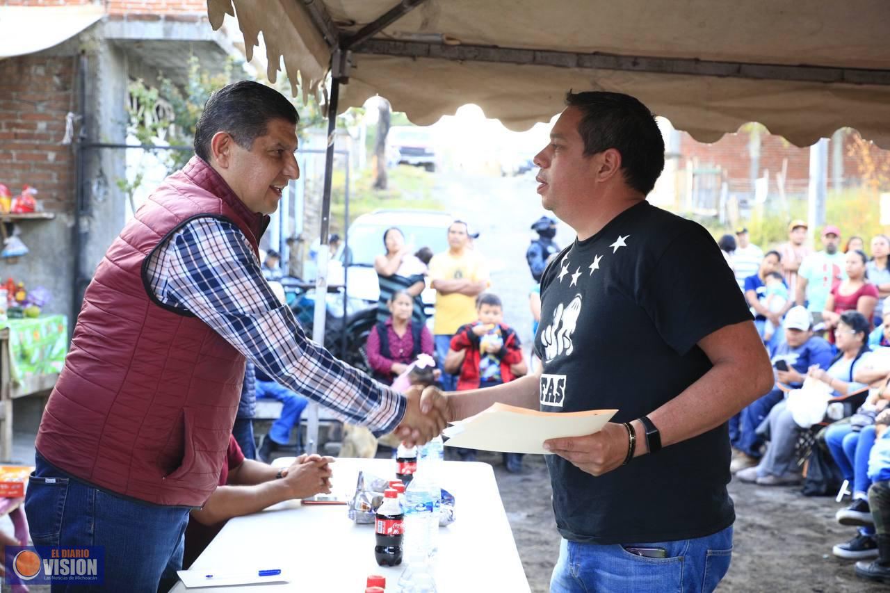 Nacho Campos sigue trabajando por el patrimonio de los uruapenses 