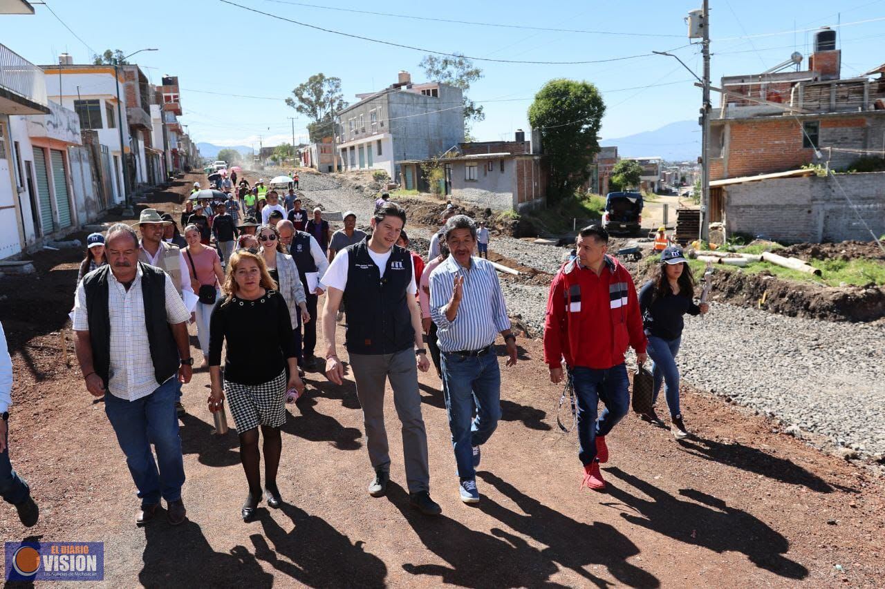 En Morelia realizamos obras que conectan y mejoran la calidad de vida: Alfonso Martínez