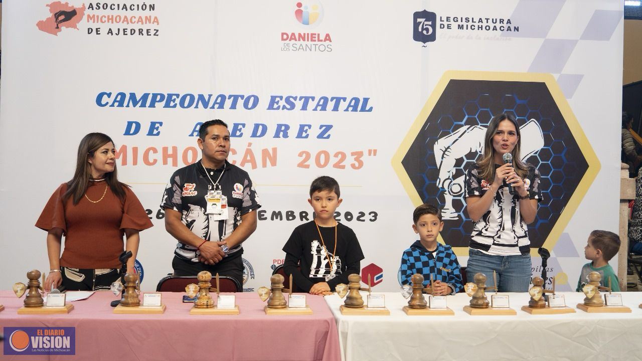 Inicia con Éxito el Campeonato Estatal de Ajedrez impulsado por Daniela De Los Santos.