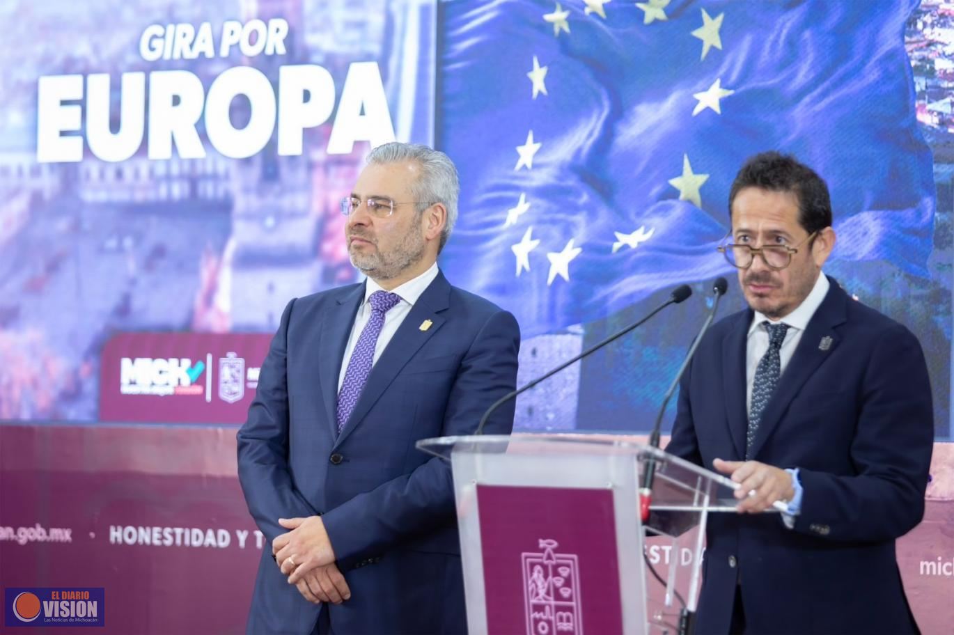 Consolida Bedolla inversiones europeas en Michoacán