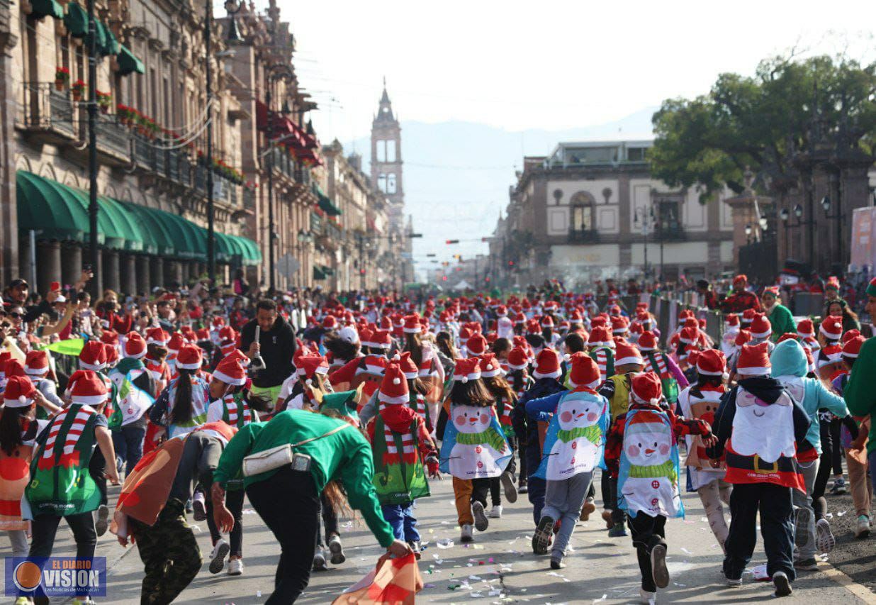 DIF Morelia celebra con éxito la tradicional carrera infantil “Cobijemos Morelia”