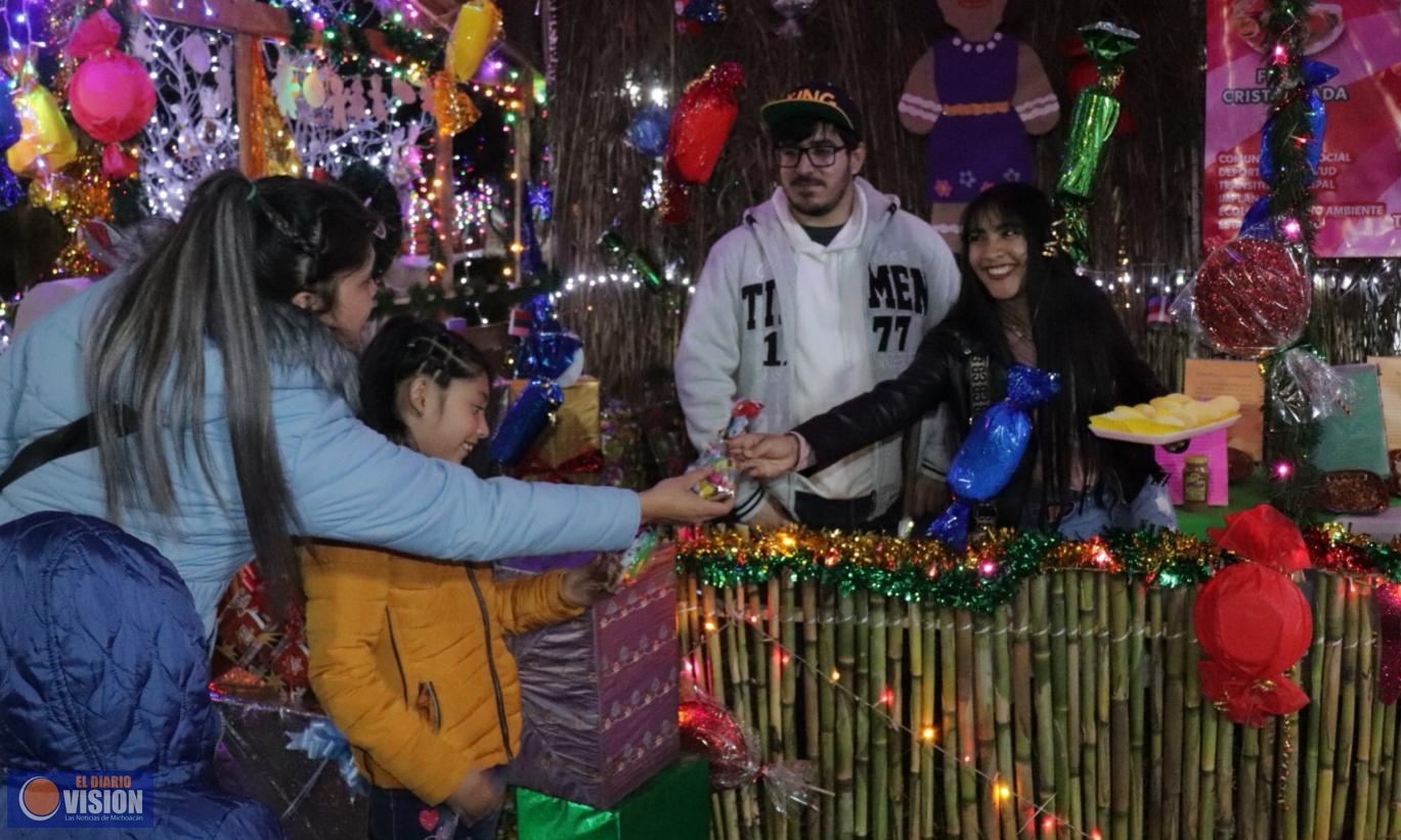 Más de 11 mil personas se unieron a las festividades navideñas en Zacapu