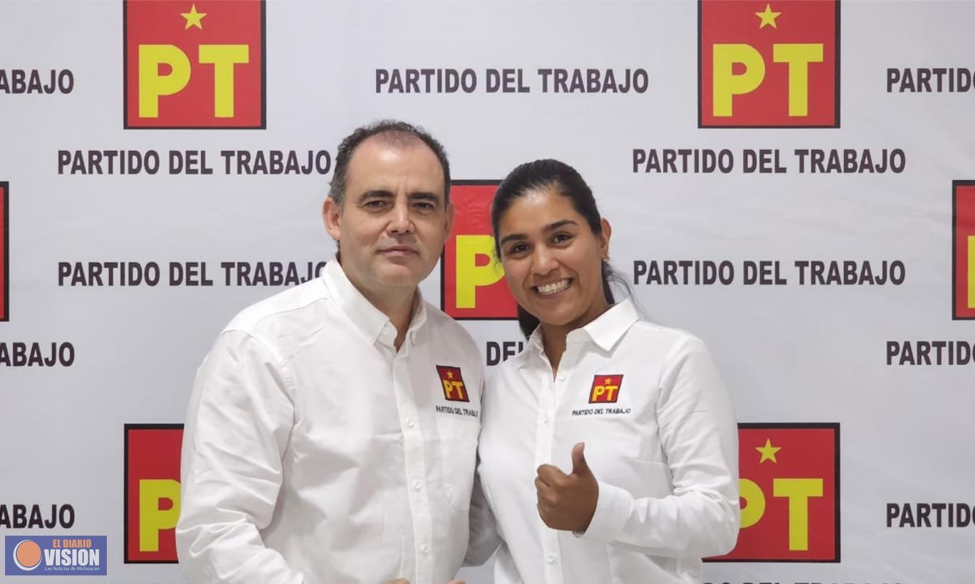 El Partido del Trabajo emerge como opción en Charo: Claudia Reynoso