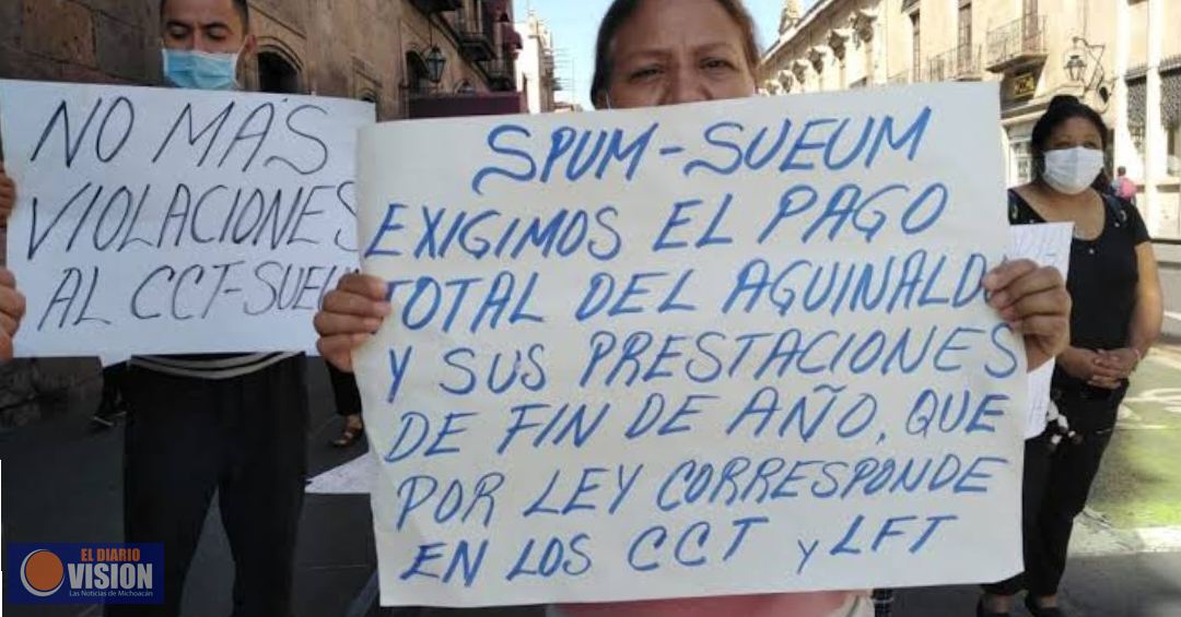 SUEUM llama a todos los trabajadores nicolaitas a manifestarse