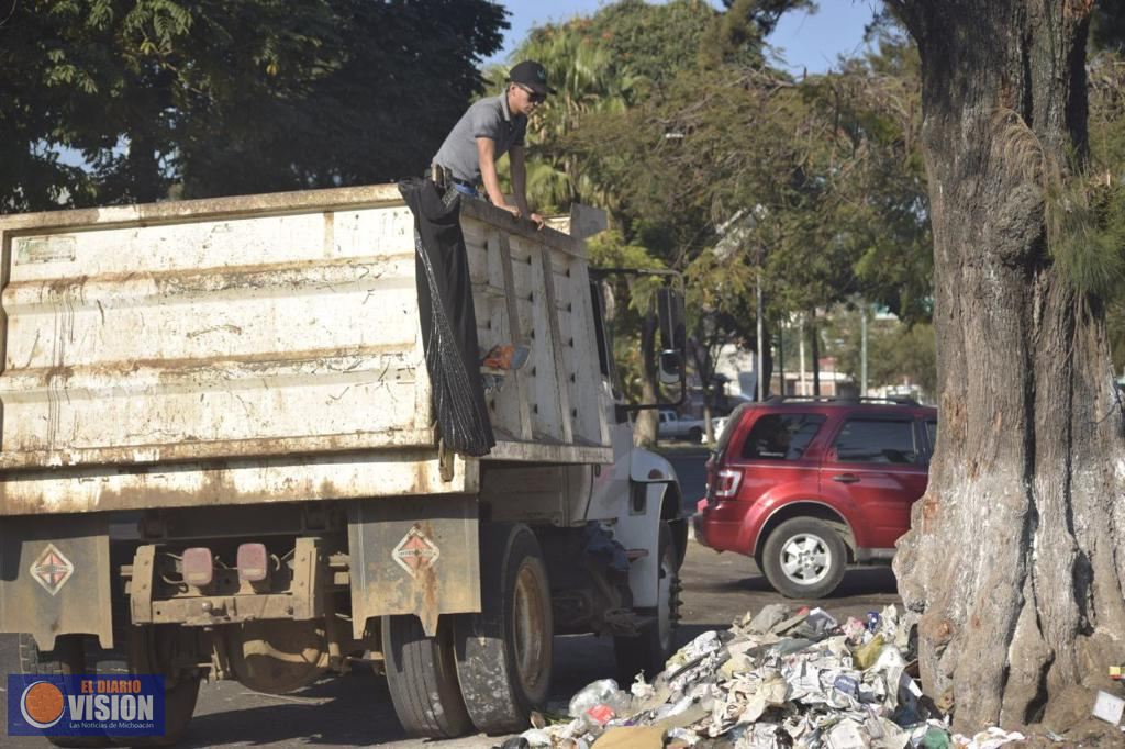 Habrá servicio de recolección en Navidad y Año Nuevo en zonas estratégicas