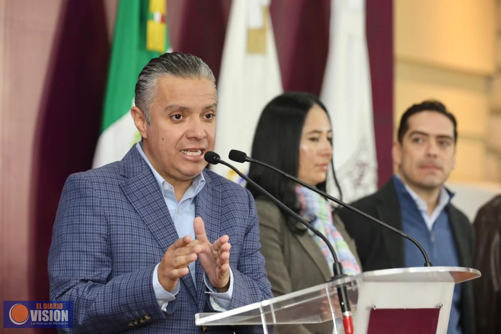 Gobierno de Michoacán celebra la aprobación del presupuesto 2024: Luis Navarro