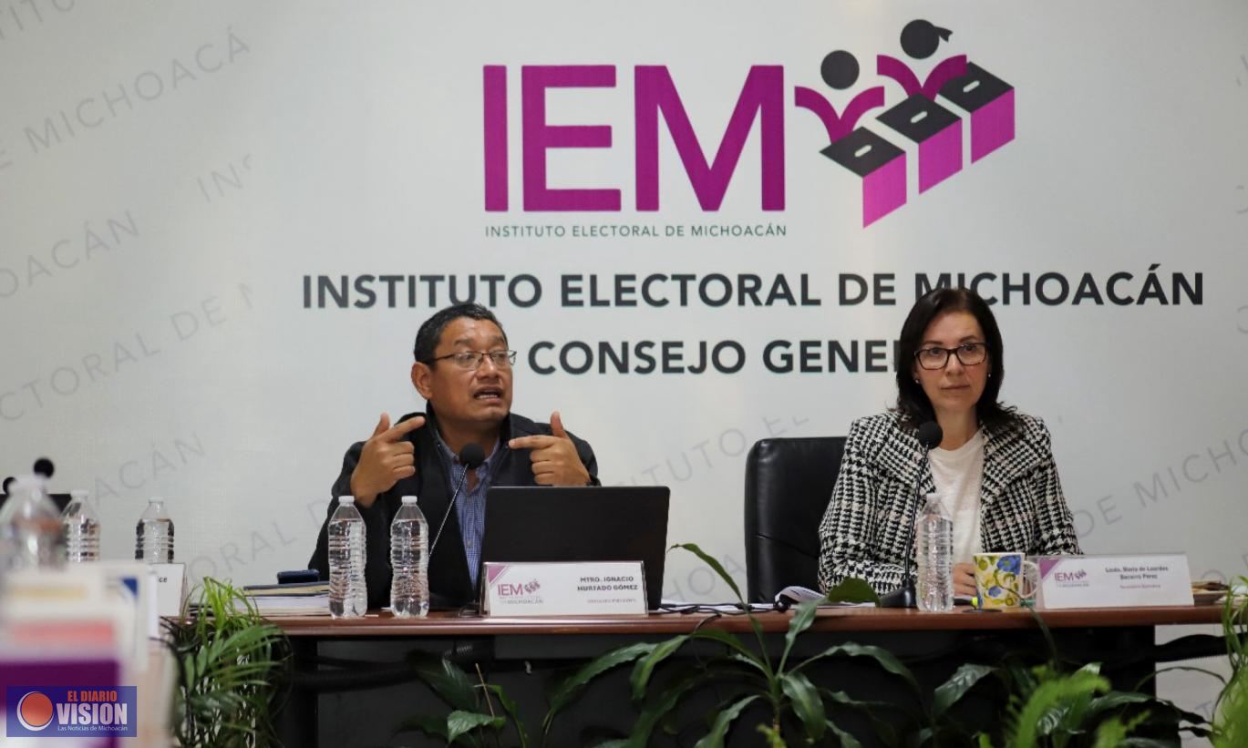 Emite IEM lineamientos sobre elección consecutiva para el PEL 2023-2024