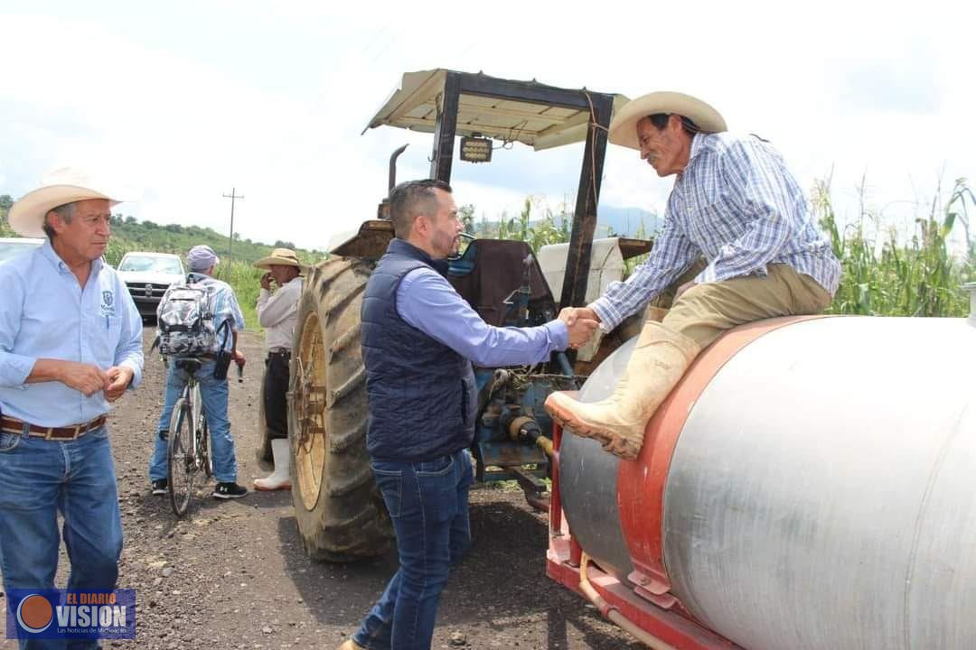 En 2023, Gobierno Municipal mejoró la calidad de vida de las y los morelianos de la zona rural