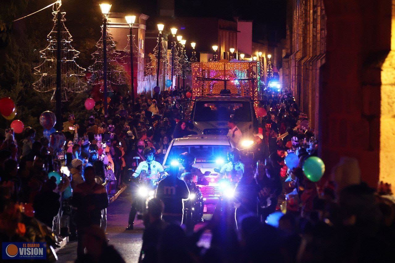 Reyes Magos hacen brillar la ilusión de miles de niñas y niños de Morelia