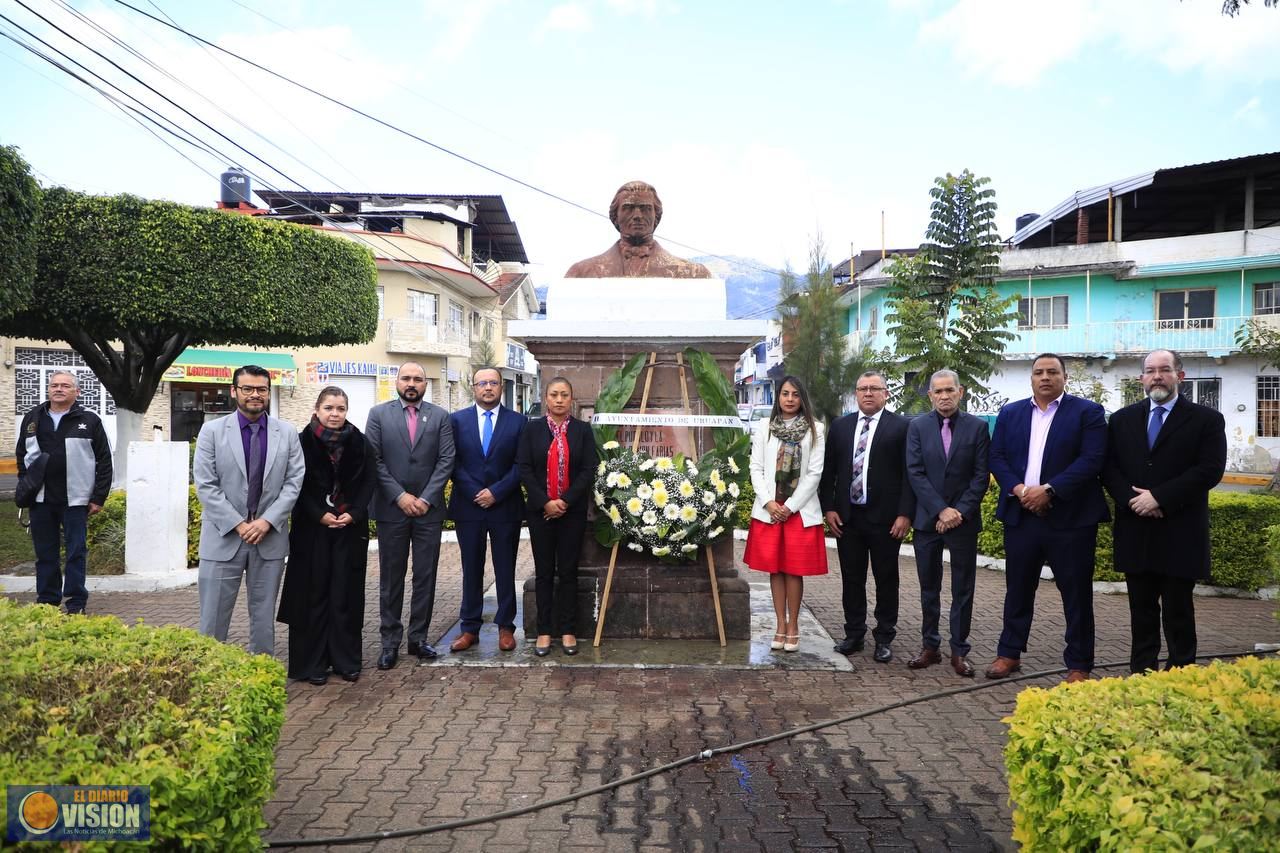 Gobierno Municipal conmemora CCX aniversario del natalicio de Melchor Ocampo