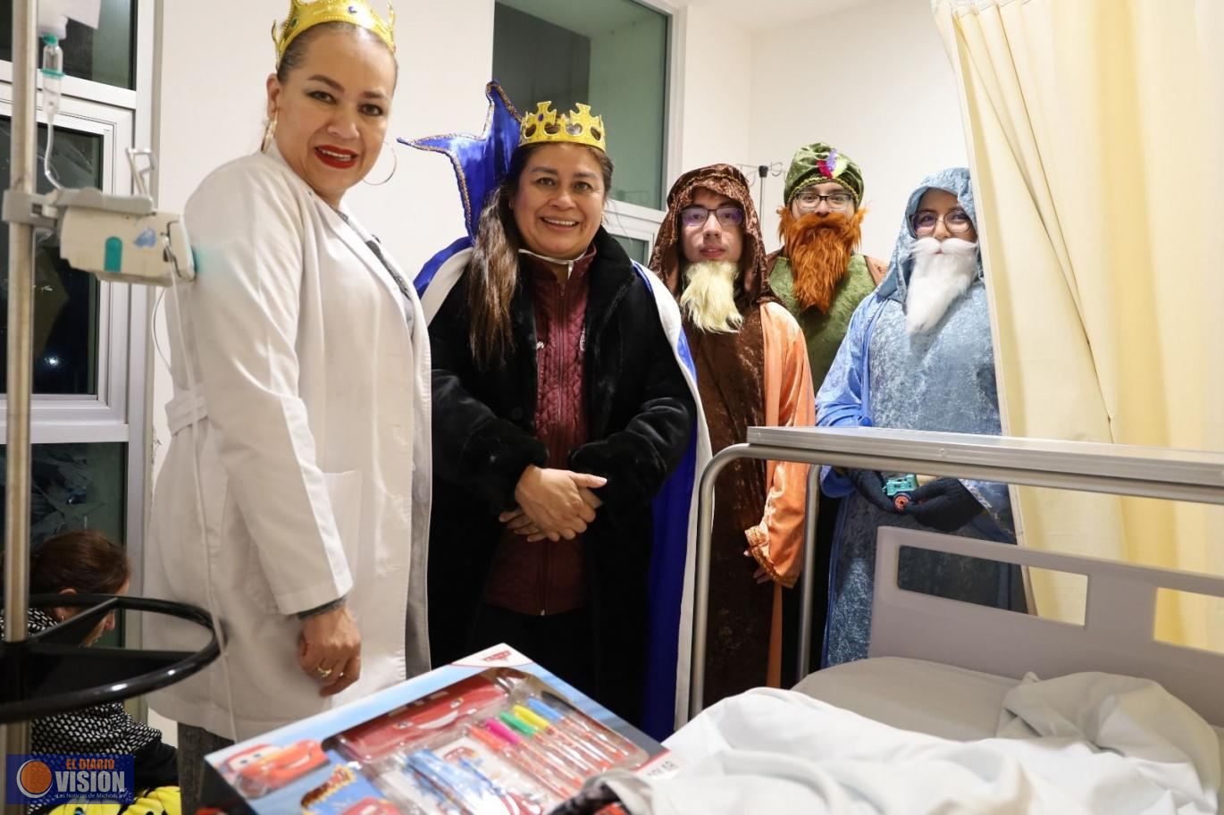 Llegan los Reyes Magos al Hospital Infantil: SSM