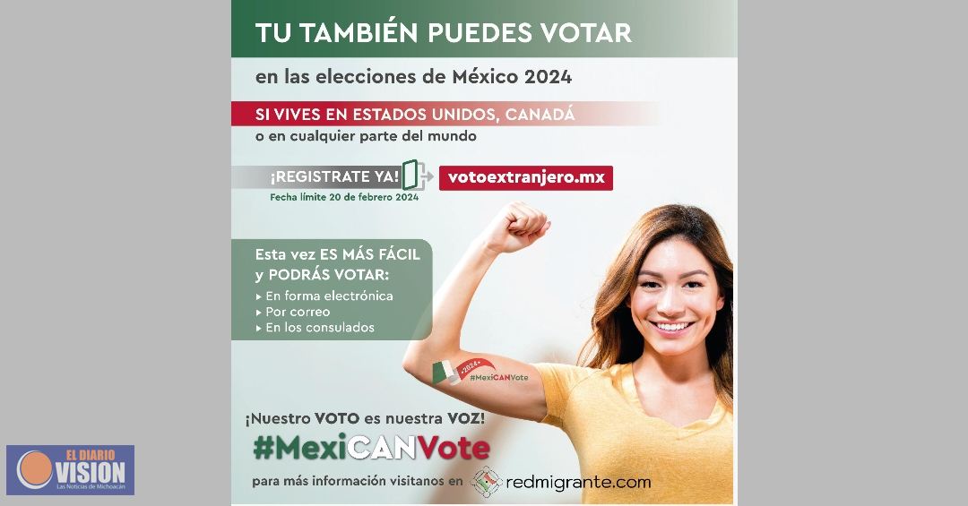 Estados Unidos, concentra el 90% de  mexicanos residentes en el extranjero con posibilidad de votar.