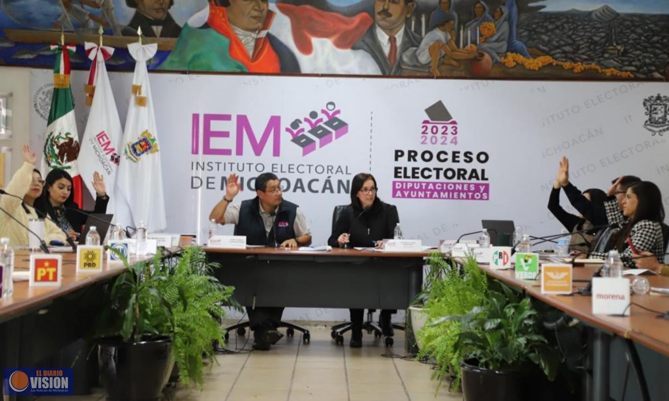 Aprueba IEM financiamiento a los Partidos Políticos para 2024