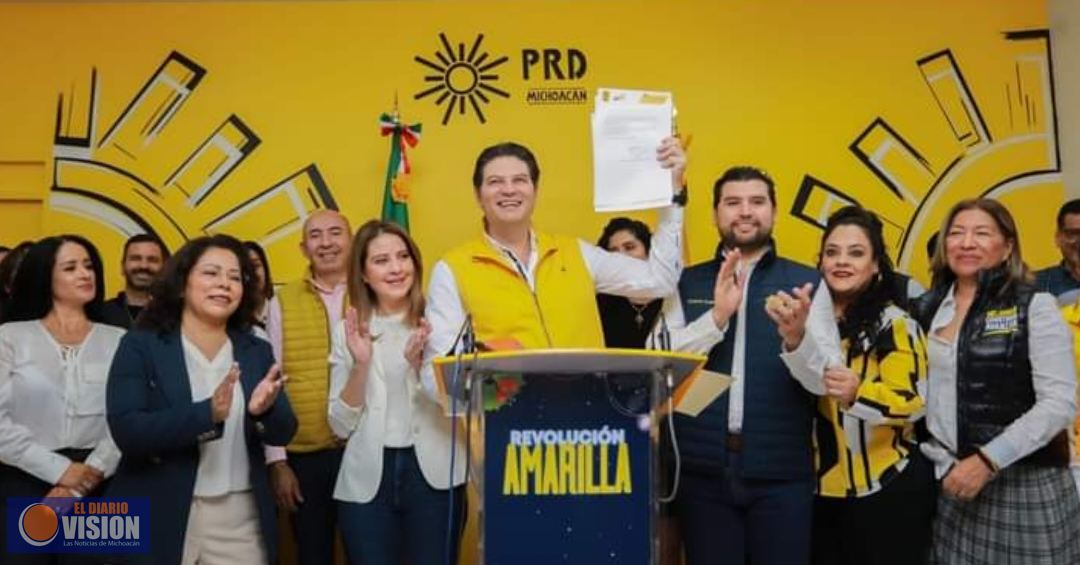 Dirigencia estatal del PRD respalda a Alfonso Martínez, rumbo a reelección en Morelia