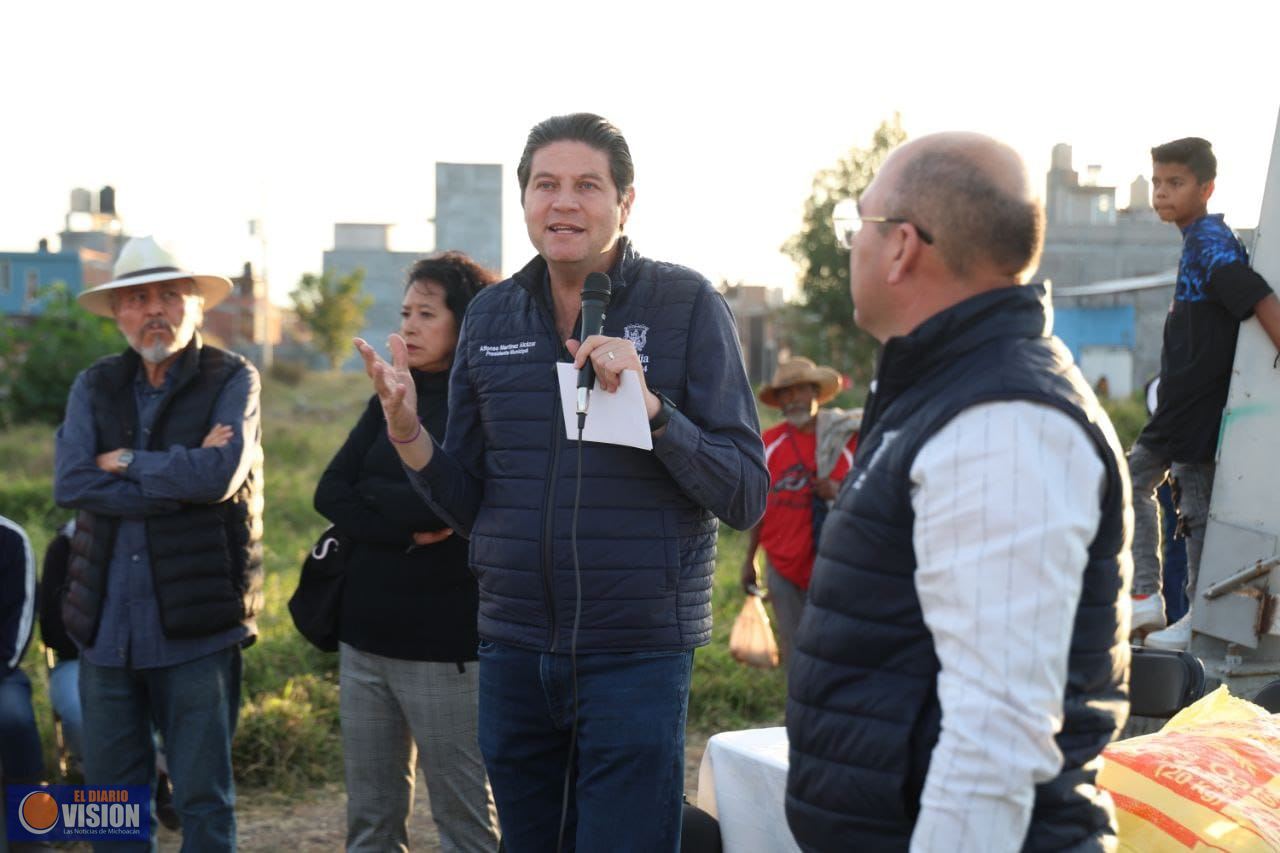 Alfonso Martínez comprometido con el desarrollo y bienestar de morelianos