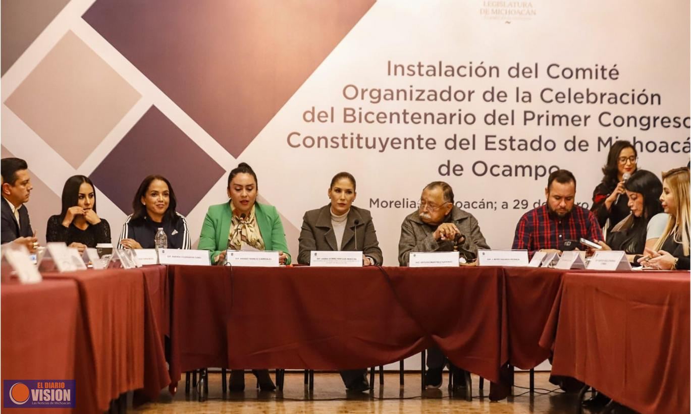 75 Legislatura instala Comité para el Bicentenario del Primer Congreso Constituyente