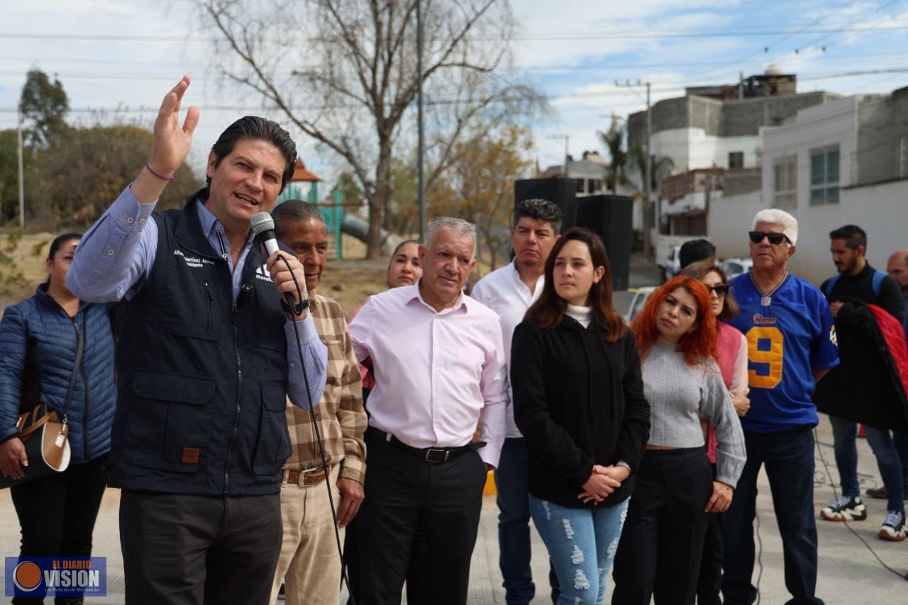 Anuncia Alfonso Martínez reencarpetamiento de 70 vialidades en Morelia