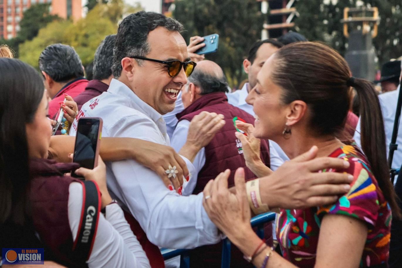 Visita de Sheinbaum fortalece la unidad y la organización en Michoacán: JP Celis