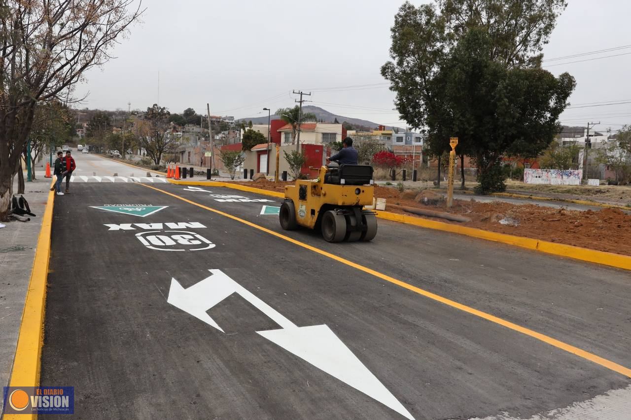 En marcha, materialización de 70 reencarpetamientos viales en Morelia